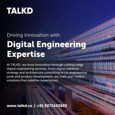 At TALKD, we leverage our digital engineering expertise to bring your ideas to life, creating seamless, user-centric products that engage and inspire. Our approach is centered on design to help brands shape experiences that are not only innovative but also deeply immersive, ensuring peak performance in every digital product we create. Learn more - https://talkd.co/digital-engineering/ 