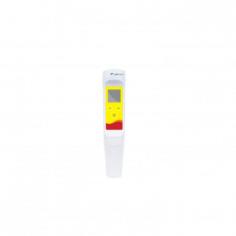 Labtron Pocket pH Tester measures 0.0–14.00 pH with ±0.1 accuracy. Features include a round glass pH electrode, 2-point push-button calibration for automatic buffer recognition, and replaceable electrodes for cost-effective maintenance, ensuring reliability and ease of use.
