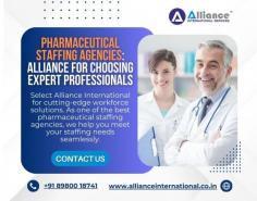 Select Alliance International for cutting-edge workforce solutions. As one of the best pharmaceutical staffing agencies, we help you meet your staffing needs seamlessly. For more information visit www.allianceinternational.co.in/pharmaceutical-recruitment-agencies. #pharmaceuticalagencies ﻿#pharmaceutical﻿ 