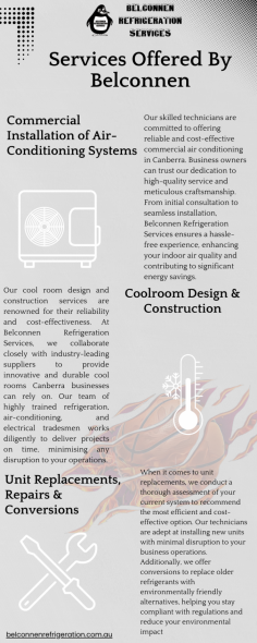 Discover expert commercial air conditioning solutions in Canberra. Visit Belconnen Refrigeration commercial air conditioning canberra to learn more about our reliable services and installations. Explore now https://www.belconnenrefrigeration.com.au/! 