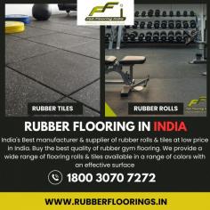 At Fab Floorings India, we build highly durable and wear resilient rubber flooring tiles & rubber flooring rolls. Our products are used all over: gyms, kids play area, indoor / outdoor sports surfaces as well as industrial floors. Our Rubber Flooring tiles and rolls are used in Retail outlets, hospitals as well as Fitness Centers. Our Rubber-based flooring is available in numerous color and design patterns, and we are the only company in India to offer ‘a make your own pattern’ option for our rubber roll customers.
