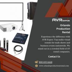 Experience the difference with AVR Expos: Top audio-visual rentals for trade shows and business events nationwide. We stand out in a crowded field of AV rental companies. As a growing company we have a proven track record of success.