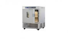 Labtron Plant Growth Chamber, with a 250-liter capacity, is designed for precise simulation of various climatic conditions. Its double-wall, highly insulated stainless steel inner chamber with semi-circular arcs ensures stability. Features include a microprocessor temperature controller.