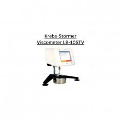 Labotronics Krebs-Stormer viscometer is a bench-top unit featuring thirty set of test procedures to perform varying tests. Two interfaces to connect to the computer and printer. Display and stores the measured data including sample KU ( Krebs unit), gm, cP value, Temperature, Torque and date, etc.