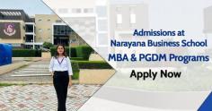 Embark on a transformative journey at Narayana Business School with our MBA and PGDM programs. Apply through NBSAT, the gateway to world-class education in leadership and innovation. Choose from specialized courses like PGDM Dual Specialization, Data Science & Analytics, and Quantitative Finance. Benefit from hands-on learning, expert faculty, and excellent career opportunities. Register today to secure your spot and shape a successful future with NBS! 