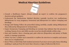 Medical Abortion Guidelines