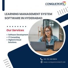 Looking for top-notch Learning Management System (LMS) software in Hyderabad? Conquerors Tech offers innovative and user-friendly LMS solutions tailored to your needs. Streamline education and training with Conquerors Tech’s cutting-edge software, designed to enhance learning experiences efficiently. Elevate your educational programs today with Conquerors Tech, your trusted partner in LMS technology.