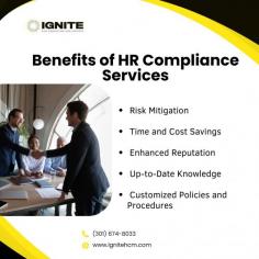 Ignite HCM’s HR Compliance Services offer essential support to help businesses mitigate risks, reduce costs, and stay aligned with ever-changing employment laws. Our compliance experts ensure companies meet all legal requirements, preventing costly fines and lawsuits. By outsourcing compliance, organizations free up their HR teams to focus on growth and employee satisfaction, fostering a safe and fair workplace that enhances retention. Ignite HCM keeps clients updated on regulatory changes and customizes policies to fit each business’s unique needs, positioning companies for a positive reputation and sustainable success through seamless and efficient compliance management.
For More Info: https://www.ignitehcm.com/solutions/compliance
Contact: +1 301-674-8033
Email : sales@IgniteHCM.com