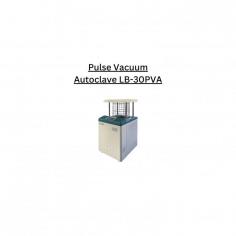 Labotronics Pulse Vacuum Autoclave is an 80 L vertical unit with elevating door. Features one-key operation for whole procedure and steam water inner circulation system for clean and dry sterilization environment. Designed with imported ventilation filter and individual steam generator.