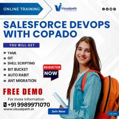   Visualpath is one of the Best Salesforce Devops Certification providing Online Training with real-time Projects with highly skilled and certified trainers with 15+ years of experience. Salesforce Devops Online Training is specially designed for IT developers. Enroll Now! Call: +91-9989971070 key points Salesforce, DevOps,Copado,Deployment tools, Jenkins,Testing, Automation, Version control, Agility, Reporting Visit: https://visualpath.in/online-salesforce-devops-training.html Join Us Whatsapp: https://www.whatsapp.com/catalog/919989971070/ Visit: https://visualpathblogs.com/