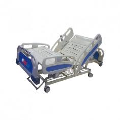 
Medical Deals Three-Function Electric Hospital Bed features a durable mild steel frame, a perforated mattress base, and detachable head/footboards. Coated with epoxy powder for longevity, it boasts noiseless central-lock castors, height adjustment to 700mm, and a 250kg load capacity.