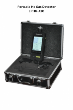 Labtron Portable Helium Gas Detector is designed for precision and durability, with a built-in flashlight for low-light environments. The device uses thermal conduction to detect helium and allows for the simultaneous detection of up to four gases for effective analysis.