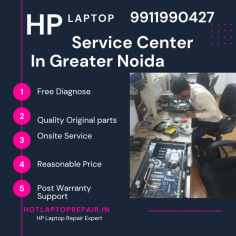 are you looking for free diagnose service at your home in greater noida. our engineer will used quality original parts onsite services with reasonable rates and we are post warranty hp laptop service center in greater noida service providers.