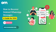 Discover effective ways to recover deleted WhatsApp messages in 2024, whether it's from your own account or someone else's. Learn about WhatsApp recovery methods and how a reliable WhatsApp tracker like ONEMONITAR can help you recover lost messages, monitor chats, and secure essential data.
#WhatsAppRecovery #RecoverDeletedMessages #WhatsAppTracker
