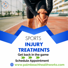 Our team of experts provides comprehensive care, including personalized rehabilitation plans, cutting-edge therapies, and preventative strategies. Whether you're recovering from a recent injury or managing a chronic condition, trust us to deliver effective, results-driven treatments tailored to your needs. Experience top-notch care and a speedy recovery with Palm Beach Health Works. 