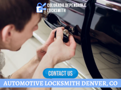 Fast Automotive Locksmith in Denver


When in need of an automotive locksmith Denver, Colorado Dependable Locksmith is your go-to solution. We specialize in all automotive lock and key services, from transponder key replacement to ignition repairs. Our highly trained team ensures quick and reliable service, prioritizing your vehicle's security and your convenience. Don’t settle for less when your car’s safety is at stake. Call Colorado Dependable Locksmith today at +1 720-299-9964 to hire professional automotive locksmith Denver services you can trust.   https://www.coloradodependablelocksmith.com/services/automotive-locksmith-in-denver-co/