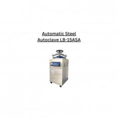 Labotronics Automatic steel autoclave is a computer-controlled unit with auto recycle sterilization process. With 150 L of capacity. The top interlocking seal ensures airtight sterilization. It is characterized with automatic discharging of over pressure.