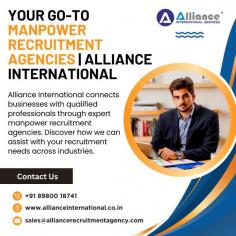 Your Go-To Manpower Recruitment Agencies | Alliance International

Alliance International connects businesses with qualified professionals through expert manpower recruitment agencies. Discover how we can assist with your recruitment needs across industries. For more information visit www.allianceinternational.co.in/manpower-agencies. ﻿#manpowerrecruitment﻿ 