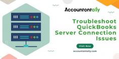 If you're struggling with QuickBooks not connecting to the server, whether it's your workstation, email server, or company file. Here are some common causes: *Network or firewall settings blocking the connection *Server or company file is not available *Email server configurations are incorrect
https://blog.accountantally.com/quickbooks-unable-to-connect-to-server/