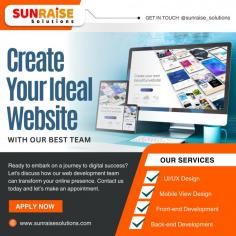 Create your ideal website with our best team