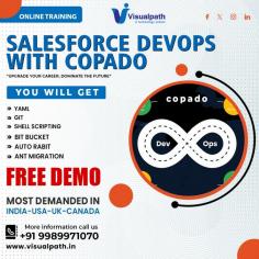 Visualpath is one of the Best Salesforce Devops Certification providing Online Training with real-time Projects with highly skilled and certified trainers with 15+ years of experience. Salesforce Devops Online Training is specially designed for IT developers. Enroll Now! Call: +91-9989971070 key points Salesforce, DevOps,Copado,Deployment tools, Jenkins,Testing, Automation, Version control, Agility, Reporting Visit: https://visualpath.in/online-salesforce-devops-training.html Join Us Whatsapp: https://www.whatsapp.com/catalog/919989971070/ Visit: https://visualpathblogs.com/