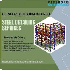 Offshore Outsourcing India provides Steel Detailing Services with detailed drawings and plans that guide the fabrication and construction of steel components, ensuring that everything fits together correctly and safely. Our Steel detailers work closely with engineers and architects to ensure that all the components of a steel structure are correctly designed and ready for manufacturing and construction.