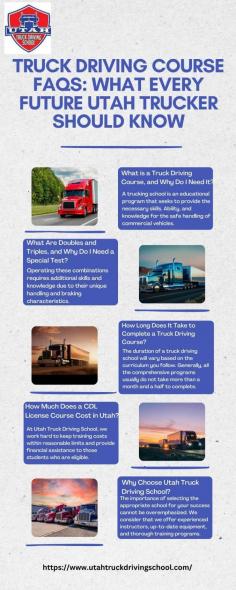 Get clarity on your truck driving course journey! From obtaining a Utah CDL license to preparing for the test for doubles and triples, this FAQ guide has every answer you need to succeed. Visit  here to know more:https://utahtruckdriving.xzblogs.com/72354429/truck-driving-course-faqs-what-every-future-utah-trucker-should-know