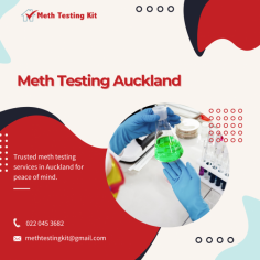 Get a Meth Testing Auckland done for your property every 6 months to avoid costly repairs

Meth Testing can be an ideal solution to find out if your property is contaminated. We have used the latest German technology in developing our test kits and we provide professional Meth Testing Auckland services with fast and accurate results. Order your kit today and enjoy super-fast delivery in Auckland.