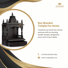 Choose Aakaar Idols & Temples and Buy Wooden Temple for Home

Visit us today and buy Wooden Temple For Home at reasonable rates. Designed with an extraordinary attention, we ensure it will last for a long time. Our store is based in Mumbai so if you live there or if you are planning to come to Mumbai then choose us and buy one of the mandirs from our superb collection. The Wooden Pooja Mandir Price is also affordable. Therefore, you can invest in it being sure you will enjoy its quality as well.