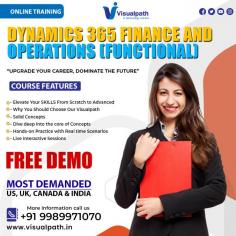 Visualpath offers the Best Microsoft Dynamics 365 Training in Hyderabad conducted by real-time experts. Our D365 Training is available in Hyderabad and is provided individually, globally in the USA, UK, Canada, Dubai, and Australia. Contact us at+91-9989971070. WhatsApp: https://www.whatsapp.com/catalog/919989971070 Blog link: https://visualpathblogs.com/ Visit: https://visualpath.in/online-microsoft-dynamics-365-training-in-hyderabad.html