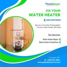 Experiencing inconsistent hot water, strange noises, or leaks from your water heater can disrupt your daily routine and lead to further complications if not addressed promptly. If you’re facing these issues, you need a reliable service to get your water heater back in top shape. At PlumbSmart, we specialize in fixing water heaters in San Antonio, providing quick and efficient solutions to restore your comfort. Our skilled technicians are equipped to handle any problem, ensuring you have hot water when you need it. Contact us today or visit: https://plumbsmart-tx.com/plumbing/water-heater/