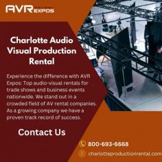 Experience the difference with AVR Expos: Top audio-visual rentals for trade shows and business events nationwide. We stand out in a crowded field of AV rental companies. As a growing company we have a proven track record of success.