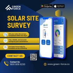 Green Force makes solar site surveys easier and faster than ever. Our app provides precise, real-time data for streamlined surveys, ensuring accurate results every time. With advanced workforce management and tracking tools, Green Force supports surveyors and solar companies in optimizing project timelines and accelerating solar installations. Get started with Green Force for hassle-free, on-demand site surveys!