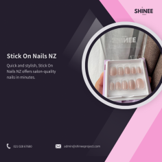 Find premium Stick On Nails in NZ for a perfect manicure

Shop the best stick on nails in NZ at Shinee Project. Our collection offers stylish, durable designs that are easy to apply and remove, giving you a stunning look effortlessly.