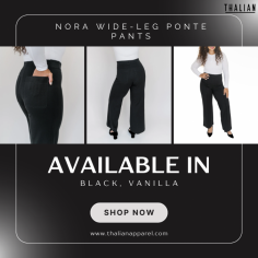 Elevate your everyday style with chic wide-leg pants, thoughtfully designed for both comfort and sophistication. Featuring a subtle pintuck detail along the front of each leg, Nora pants exude a tailored look while offering effortless ease. The addition of back pockets ensures practicality without sacrificing style.

