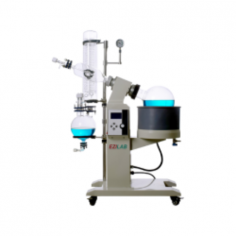 Ezilab rotary evaporator ensures precise control with an LCD display and motorized lift for seamless operation. Its borosilicate glass, high vacuum sealing, and serpentine condenser guarantee exceptional durability, efficient evaporation, and dependable solvent recovery.