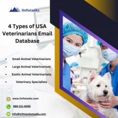 The USA Veterinarians Email Database by IInfotanks is a comprehensive and targeted resource designed to connect businesses with veterinary professionals across the United States. This specialized database includes accurate and up-to-date contact information, helping companies effectively reach veterinarians for marketing, sales, or networking purposes. Whether you're promoting veterinary products, pharmaceuticals, animal healthcare services, or educational seminars, this email list provides direct access to a wide range of veterinary professionals.
The database is meticulously segmented into various categories, allowing you to tailor your outreach. It includes contact details for small animal veterinarians, large animal veterinarians, equine specialists, exotic animal vets, and veterinary specialists. By leveraging this segmented approach, businesses can enhance their marketing campaigns by focusing on the right audience, thus increasing engagement and conversion rates.
IInfotanks ensures that all data is verified and compliant with industry standards, reducing bounce rates and improving campaign effectiveness. The USA Veterinarians Email Database is an invaluable tool for businesses looking to expand their presence in the veterinary sector, build relationships, or promote new products and services. With access to this database, you can stay ahead of your competition by reaching the right veterinarians with the right message at the right time.
For more info visit us https://www.iinfotanks.com/healthcare-email-lists/veterinarian-email-list-in-the-usa/