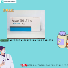 Alpcore Alprazolam 1mg Tablets
