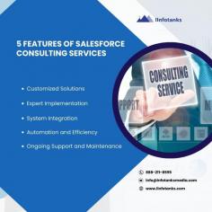 
Salesforce Consulting Services from IInfotanks empower businesses to fully harness the capabilities of Salesforce for greater efficiency, customer engagement, and growth. With a team of seasoned experts, IInfotanks offers tailored Salesforce solutions that align with unique business needs, including seamless implementation, integration, and custom app development. From automating workflows to enhancing data-driven decision-making, IInfotanks optimizes Salesforce platforms to help companies scale effectively. With ongoing support and training, IInfotanks ensures your Salesforce environment remains agile, competitive, and prepared for future growth, allowing businesses to achieve stronger ROI and long-term success in an evolving digital landscape.
 
For more info visit us https://www.iinfotanks.com/salesforce-consulting-services/