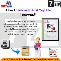 eSoftTools 7z Password Recovery Software is indeed a great solution for recovering lost 7z file passwords. It has three recovery methods—Brute Force Attack, Mask Attack, and Dictionary Attack—which make it easy for various password recovery complexities. The Brute Force method works for completely forgotten passwords, while the Mask Attack lets you specify known parts, making recovery faster. The Dictionary Attack can provide 5000+ words in single file. The software also gave a free demo that allows you to retrieve the first three characters of your password for free, making it user-friendly and efficient for secure password recovery.
Read More:- https://www.esofttools.com/blog/recover-lost-7z-7zip-file-password/
#7zpasswordrecovery, #unlock7zfile, #recoverlost7zpassword, #7zpasswordrecoverysoftware