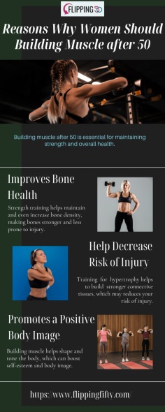 Discover simple steps to stay fit and feel your best at any age! Building muscle after 50 isn’t just about looking fit—it’s about staying strong, active, and healthy as you age. Strength training can help boost metabolism, protect bone health, and reduce the risk of injuries. Start your journey today!