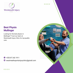 We are the best Physio Mullingar customizing treatment plans for each client

Contact us now for Best Physio in Mullingar and we will be delighted to assist you with fast healing procedures, but also with an extensive home care program with 24/7 phone assistance. We also offer Deep Tissues Massage in Mullingar that can help lower blood pressure and relieve tension in muscles that has been accumulated for a long time.