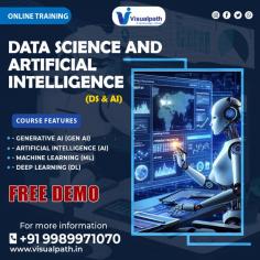 Advance your career with Visualpath Data Science Course. Gain hands-on training, real-world skills, and certification. Enroll today for the best Data Science Training In Hyderabad. We provide to individuals globally in the USA, UK, etc. Call on: +91 9989971070  Key points: Data Science, Programming Skills, Statistics and Mathematics, Data Analysis, Data Visualization, Machine Learning, Big Data Handling, SQL, Deep Learning and AI WhatsApp: https://www.whatsapp.com/catalog/919989971070/ Blog link: https://visualpathblogs.com/ Visit us: https://www.visualpath.in/online-data-science-with-generative-ai-course.html 