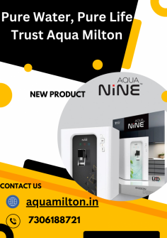 Aqua Milton offers the best water purifiers in Kochi, featuring advanced RO, UV, and UF technologies for pure, safe drinking water. Our products are designed for efficiency and durability, ensuring optimal water quality. With expert installation, maintenance, and reliable customer service, Aqua Milton is your trusted choice for water purifiers in Kochi.

VISIT ➡️➡️https://aquamilton.in/ ➡️➡️