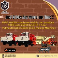 Construction industry at its peak with fully automatic brick making machine!
main types of mobile brick making machines are BMM160, BMM310 and BMM410. Just buy Snpc machines and enjoy automatic brick production. These brick making trucks are durable, compressive and can be easily handled while operating. Customer from any country, state or provinces either can contact us via our website email or contact for order or more enquires or can visit our place and can physically enquire for their own satisfaction.
https://snpcmachines.com/
#snpcmachine #brickmakingmachine #claybrickmakingmachine #machineforbrickmaking #fastestbrickmakingmachine #topqualitybrickmakingmachine #movingbrickmachine #BMM310 #BMM410 #bmm150 #constructionmachinery #offroadbrickmakingmachine #fasestbrickmakingmachine