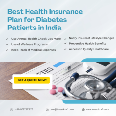 Discover the best health insurance plans for diabetes in India. Get comprehensive coverage, cashless treatment, and wellness programs tailored for diabetes care.