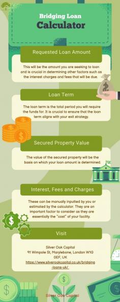 Property bridging loans calculators are helpful tools when considering a bridging loan as they can provide borrowers with an estimation of the facilities, they are able to access.