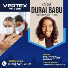 Radha Durai Babu at Vertex Physio & Performance Centers in Edmonton is here to help you achieve your health goals! ✨
Whether recovering from an injury or looking to improve your mobility, strength, or overall performance, Radha provides personalized care tailored to your needs. 
Take the first step towards your recovery today! 