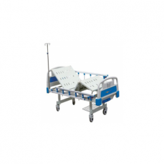 Zimed Two Crank Manual Hospital Bed features durable ABS detachable head and footboards. It has two adjustable crank handles for easy operation, enabling back and leg 
elevation to support patient movement and comfort in a simple and effective way.
