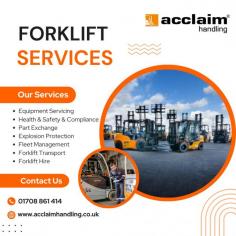 Avoid costly downtime with Acclaim Handling’s dedicated forklift servicing. Our experienced technicians perform routine inspections and prompt repairs, allowing you to maintain productivity with confidence. Rely on our established reputation for top-quality forklift care.